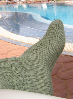 io in piscina in un momento di relax